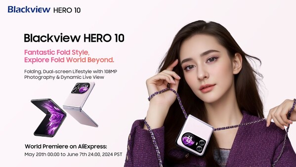 The World's Cheapest Foldable Phone! Blackview HERO 10 Globally Launches